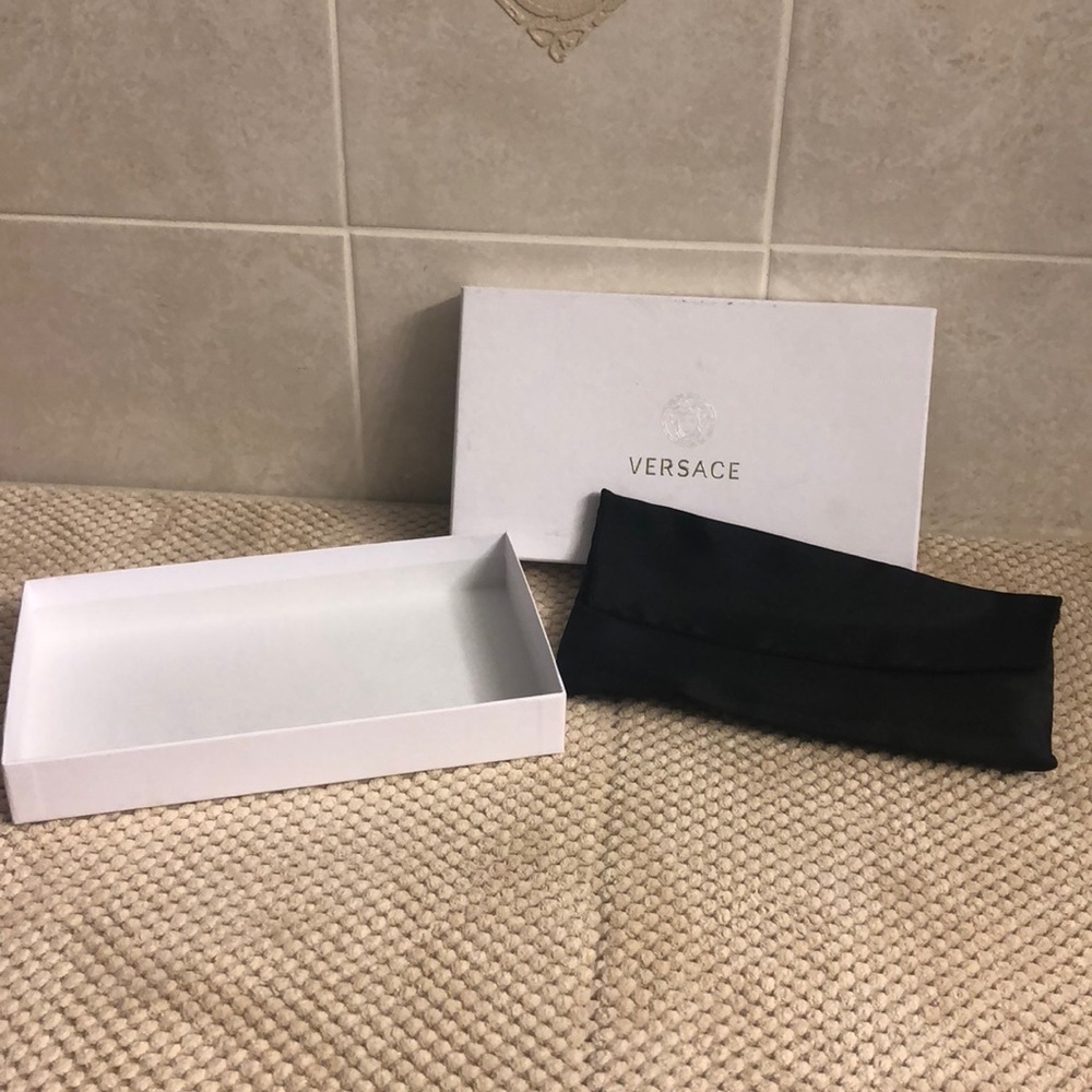 Small Versace Black Sunglasses Bag